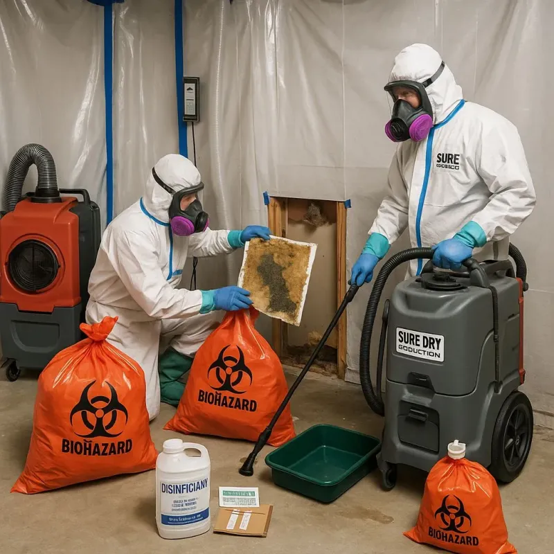 Contaminated Water Handling Protocols process in River Bend, NC